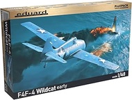 Eduard EDU82202 1/48 Profi Pack US Navy F4F-4 Wildcat Early Model Plastic Model, Molded Color