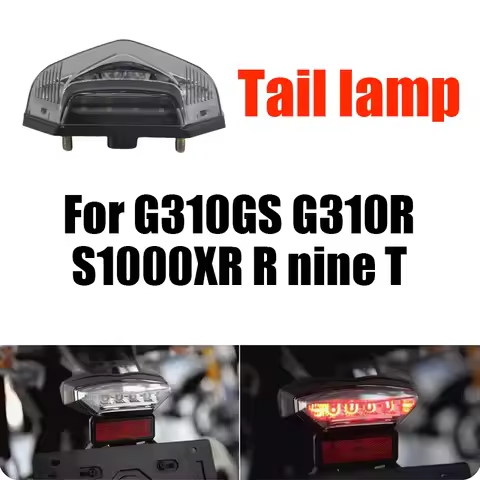 Motorcycle LED Tail Light Integrated Brake Stop Lamp Turn Signal For BMW G310GS G310R S1000XR R nine