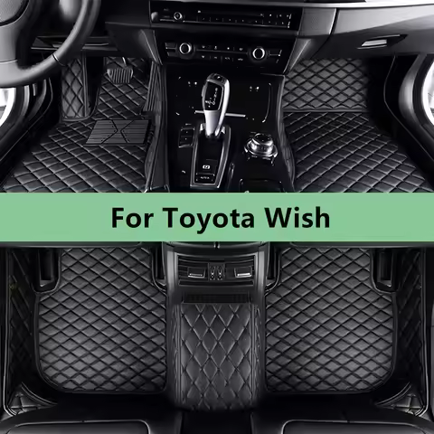 Car Floor Mats For Toyota Wish 2010 2011 2012 2013 2014 2015 Car Mats Floor For Men Women Car Access