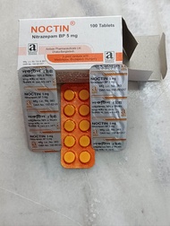 Ready Stock Noctin 5mg/Sedil 5mg vitamin c 1papan Dalam 20biji sedil.1papan Dalam 10biji noctin read