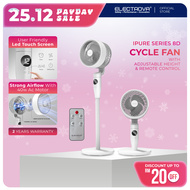 Electrova 8D Electric Cycle Fan with Adjustable Height iPure Series