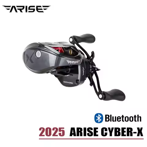 HAIBO ARISE Series 2025 CYBER-X Casting Reel 182g 7.2:1 Max Drag 6kg STS 2.0 Self-generation Electri