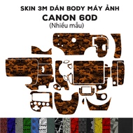 3M Skin for Canon 60D stickers (Many models) | Canon 60D body anti-fouling film