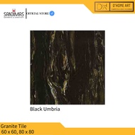 GRANIT TILE/GRANIT LANTAI SANDIMAS BLACK UMBRIA 60 X 60CM