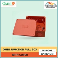 OMNI PVC Junction Pull Box with Cover 124x124mm - WSJ-002