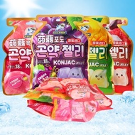 KONJAC JELLY CAPTAIN DOLPHIN (Captain Dolphin Konjac Jelly 15pcs × 20g Grape Peach Lychee Mango Halal)