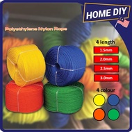 Polyethylene Nylon Rope 1.0mm, 1.5mm, 2mm, 2.5mm, 3mm / PE Monofilament Rope / Tali PP PE Poly Rope