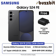 SAMSUNG Galaxy S24 FE With 25W Adapter | 8GB+256GB/512GB | 1 Year Samsung Malaysia Warranty