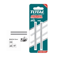 TOTAL ใบมีดกบ ขนาด 82 x5.5 x1.2mm รุ่น TAC618201 ใบมีด กบไสไม้ กบไส้ไม้ไฟฟ้า ใบมีดกบไฟฟ้ากบไสไม้ เครื่องมือช่าง โททอล