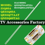 2 PCS 55Q60A Samsung 55" TV LED Strips BN96-52584A LM41 01050B/C S1Q7-550SM0-R0 QE55Q60A QE55Q77AAT 