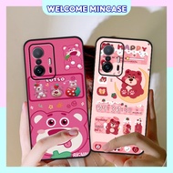 Xiaomi 11T / 11T Pro Case With Lotso Strawberry Bear Image, Cute Brown Bear