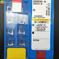 <Carpediem01> 10Pcs CCGT09T304-AK H01 CCGT32.51-AK H01 Aluminum Blade CNC Inserts Cutter