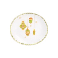ZEN Lantern Serving Plate Oval Ceramic Plate 21cm