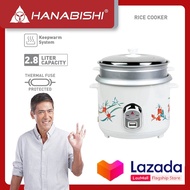 Hanabishi Rice Cooker HHRC-28FS | 2.8L 15 Cups Rice Cooker with Steamer HHRC28FS