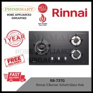 Rinnai 3 Burner Glass Hob RB73TG ONLINE EXCLUSIVE * 2 YEAR LOCAL WARRANTY *INSTALLATION AVAILABLE*