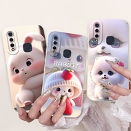 For Vivo Z5x V1911A V1919A 1919 Casing Cute Cartoon Rabbit Cat Heart Soft Silicone Full Protection C