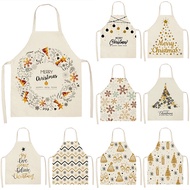 Christmas tree snowflake pattern kids apron Apron for children House cleaning alpaca customizable ap