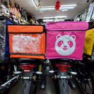 [READY STOCK] 100% Waterproof Kotak FoodPanda Grab Food Box Motor Belakang Polyester Food Panda Delivery Bag