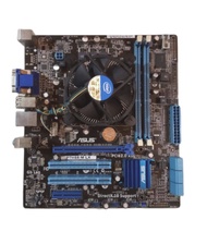 เมนบอร์ดพร้อมซีพียู พร้อมแรม 4g +CPU i5-650+P7H55M LX-H55M-S2 Socket 1156 DDR3 สภาพดี พร้อมใช้งาน ฟ