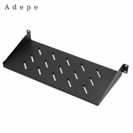 [Adepe] Server Rack Shelf, Ventilated Cantilever Shelf, Disassembled Mounting, Heavy-duty Steel for 