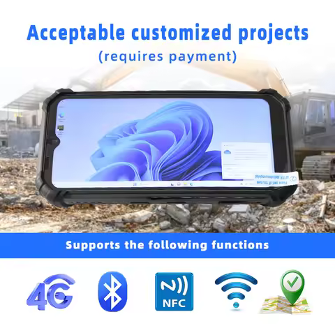 Rugged Handheld PDA with 8G RAM 256G ROM 6.5 Inch GPS 4G Camera 1D 2D Barcode Scanner Windows 11 OS 