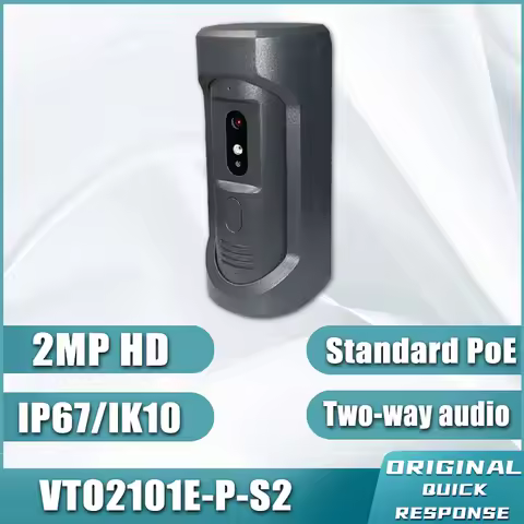 Dahua 2MP HD Video Intercom Doorbell IP Villa Door Station IR Night Vision WDR DMSS Remote Unlock Wa