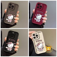 Cute Cartoon Hello Kitty Phone Case For OPPO Reno 10 Pro Plus 9 8 Pro Plus 7 Pro 7 SE 5 Pro 5K 6 4Z A92S Casing Painter Hello Kitty Anti-fall Lens Protection Soft TPU Girls Covers