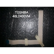 TOSHIBA 40L2400VM TV LVDS RIBBON TCON BOARD FLEX CABLE