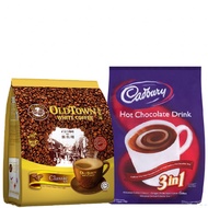 OLDTOWN White Coffee Classic 15's + Cadbury Hot Chocolate Drink 15's