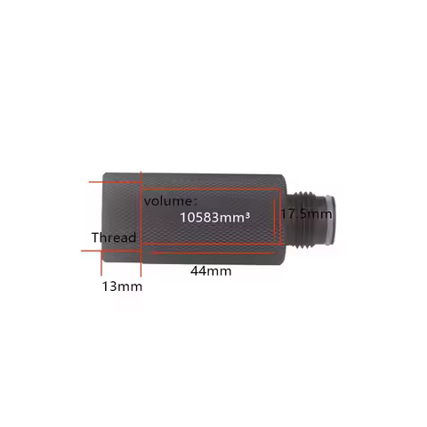 HPA G1/2-14 Black Aluminum Gas Cylinder Refill Filling Adapter Test Pressure Regulator Air Tank Conn