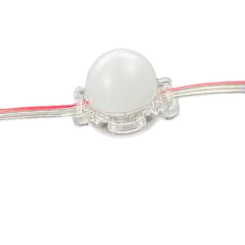 3cm 12V WS2811 IC RGB Addressable Smart Puck Pixel Light 3LEDs/Pixel 3 core Clear Wire IP68