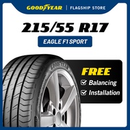 Goodyear 215/55R17 Eagle F1 Sport Tyre (Worry Free Assurance) - HR-V / Estima