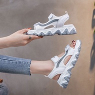 Qing Shui Store ✨（ส่งจากไทย）✨รองเท้าผู้หญิง รองเท้าแตะ รองเท้าแฟชั่น รองเท้าแตะรัดส้น รองเท้ารัดส้น เกาหลีสไตล์