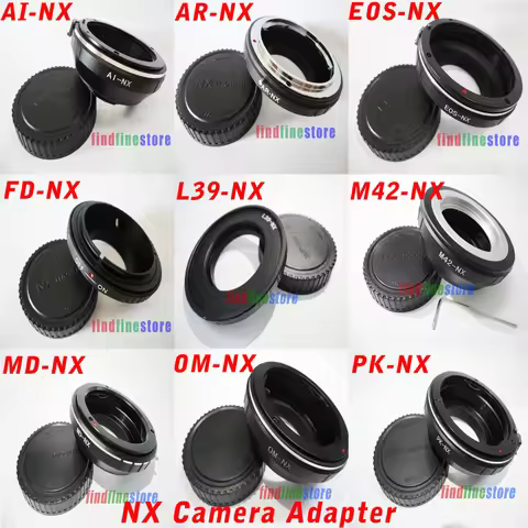 for Nikon AI F CY Canon EOS FD L39 M42 Konica AR Minolta MD Olympus OM Pentax PK Lens to Samsung NX 