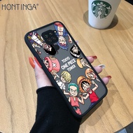 Hontinga เคสโทรศัพท์ Xiaomi Redmi Note 9 Pro Note9Sเคสมือถือแบบใสลายอนิเมะลูฟี่สไตล์คู่ค้าสำหรับเด็กผู้ชาย