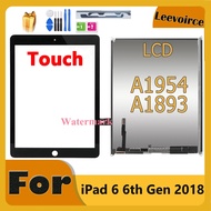 LCD Touch For Ipad 6 6Th Gen 2018 A1893 A1954 Touch Screen Digitizer Panel LCD Display Screen For Ipad 9.7 2018 A1893 A1954