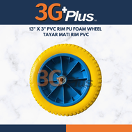 (Air Wheel/PU Foam Wheel) Heavy Duty Wheel Barrow Tyre Wheelbarrow Tyre Tayar Kereta Sorong