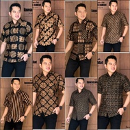 Hem, Short Sleeve, batik Shirt, pekalongan batik, Men's top, batik Shirt, Men's batik pekalongan batik Latest top batik ARKA COLLECTION