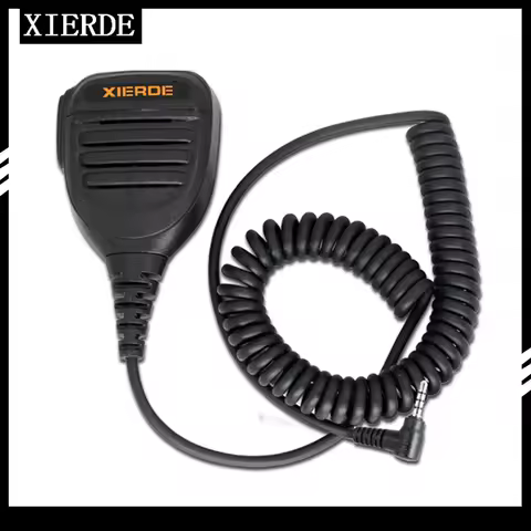 XIERDE Shoulder Remote Speaker Microphone PTT 1pin for Yaesu / Vertex VX-1R / 2R 3R 5R 150 160 180 2