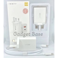 Oppo Super VOOC Charger GaN 65w Adapter With Type-C Cable Support Super VOOC Flash Charge