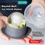 Round Ice Maker Mold Silicone Ball Ice Mould Storage Jelly Diy Ice cream Cocktail Drink Whiskey Acuan Ais Agar Agar