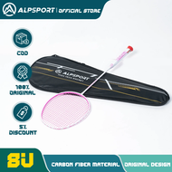 [QUZN] ALP ต้นฉบับ1Y เบามาก8U ไม้แบดมินตัน62G 30 Lbs 100% คาร์บอนไฟเบอร์เต็มรูปแบบมืออาชีพที่ออกแบบส
