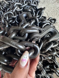 โซ่อัลลอยด์ โซ่ G80 10มิล6 เมตร โซ่รอก โซ่ลาก โซ่ยก รุ่นตะขอสลัก