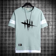 M-XXXL Street Trend Mens Slim Fit Short Sleeve T-shirt Hiphop Style Dead By Daylight Printed Graphic