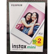 [日本製造] Fujifilm Instax Mini 富士即影即有菲林相紙 (白邊框孖裝-10張 x 2包) 適用於 Fujifilm Mini 8 & Mini 9相機 // Fujifilm I