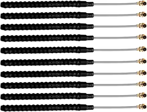 10PCS 868MHz 915MHz Lora GSM Antenna IP+X IP+E+X1.0 1.13 UF.L 2DBi Gain 7CM for LORA32U4II ESP32 Lor