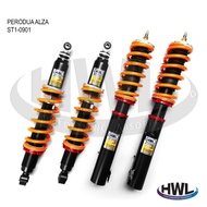 Perodua Alza 2009+ - HWL ST-1 Fully Adjustable Suspension