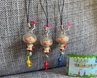 日本扭蛋 皮克敏 公仔 花蕾 精品掛飾 －套三隻 $ 59 Japan Nintendo Pikmin Figure charm set of 3 NWT