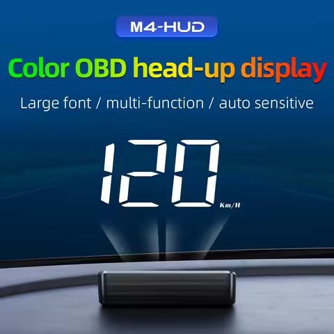 M4 OBD HUD Windshield Projector Display On-board Computer Car Head-up Display Speedometer Water Temp