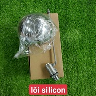 Van Phao Cơ INOX  304 Lõi Silicon Bóng Có Cát  banh 10 -  Phi 1/2-3/4 (21mm-27mm)
